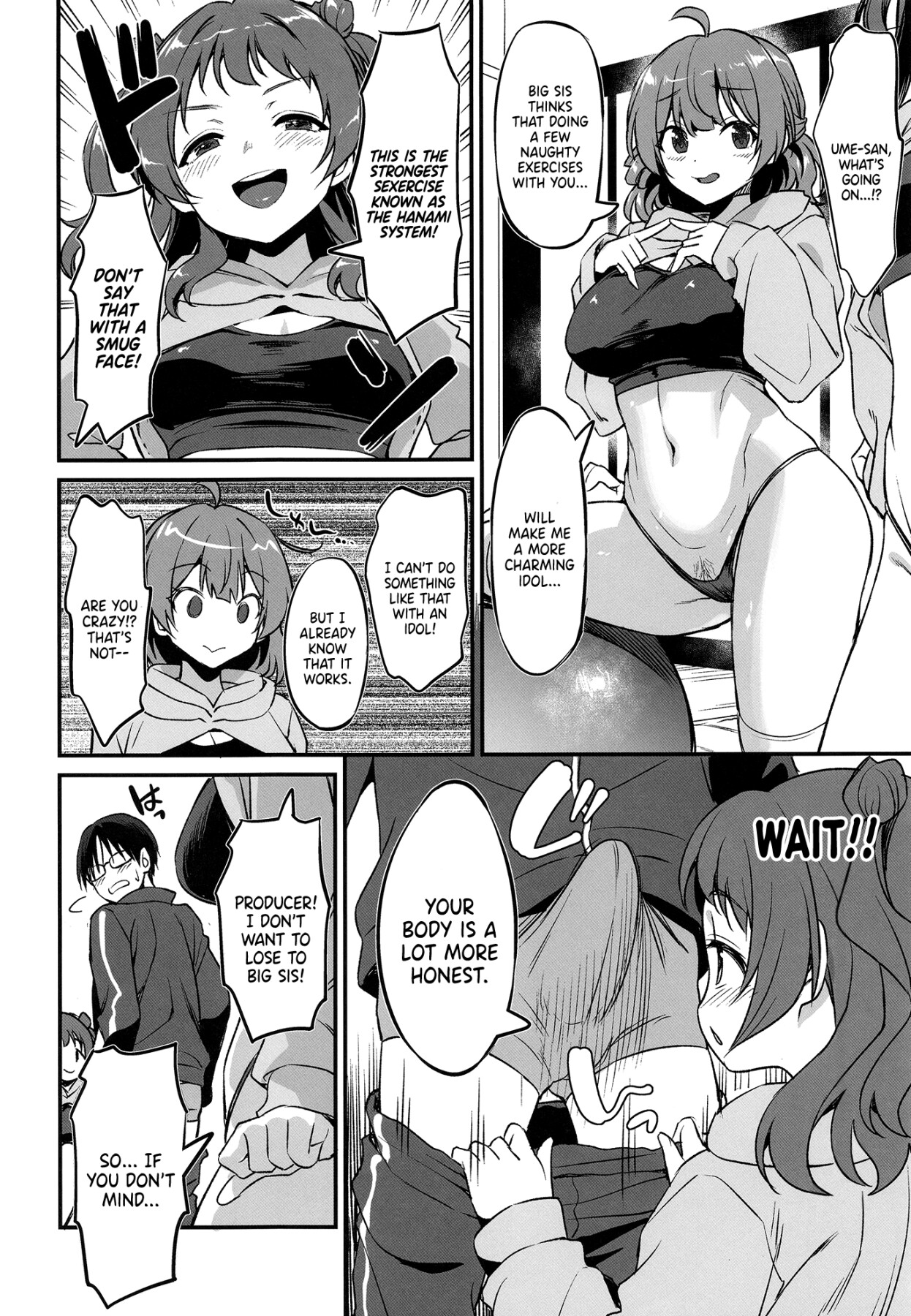 Hentai Manga Comic-The Hanami Sisters' Great Sexercise!-Read-7